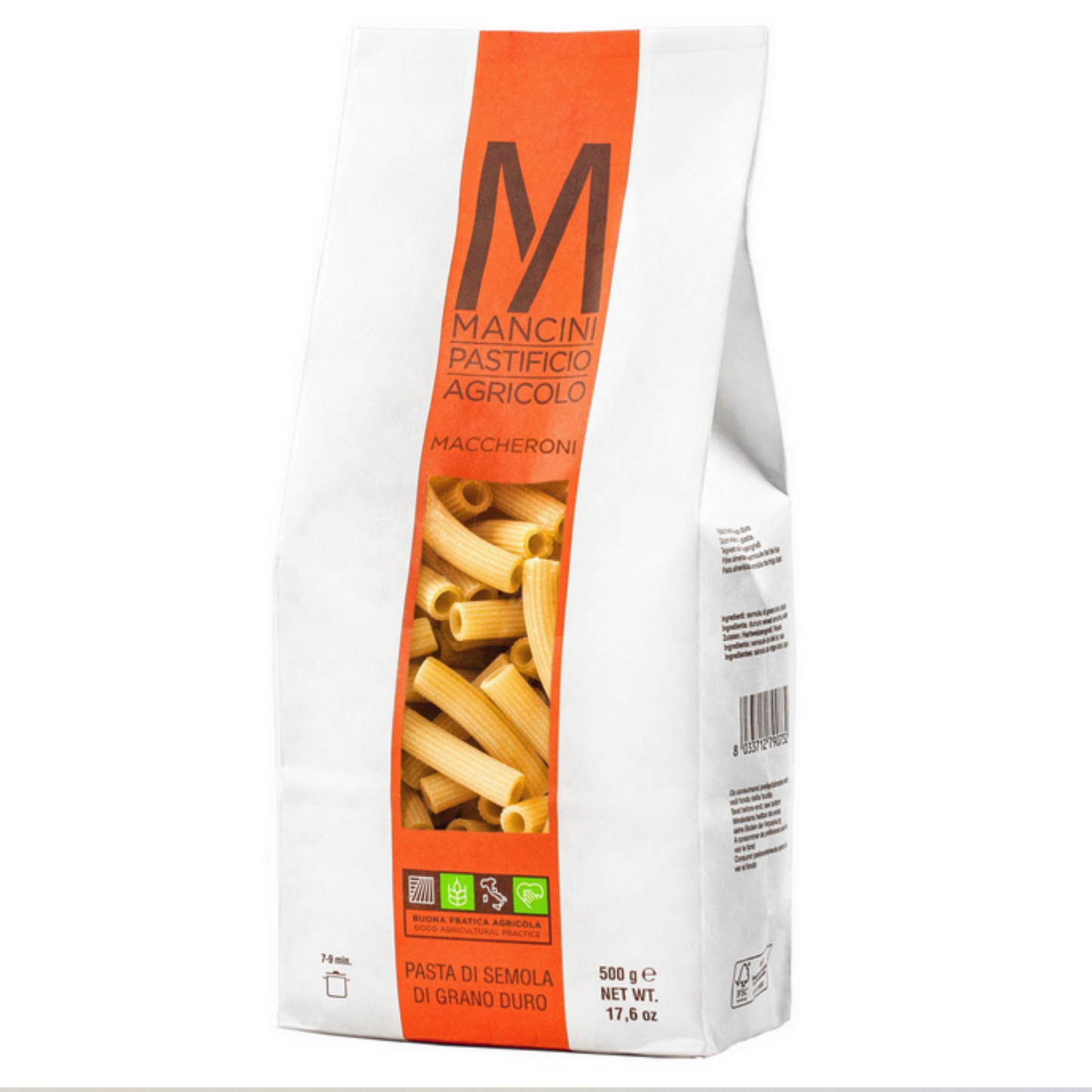 Mancini Pasta - Maccheroni 500gr/17.6oz