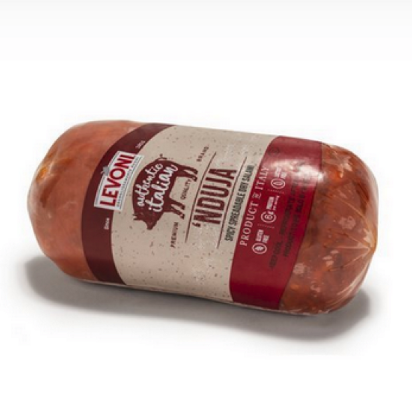 Levoni Nduja Spicy Spreadable Dry Salami From Calabria
