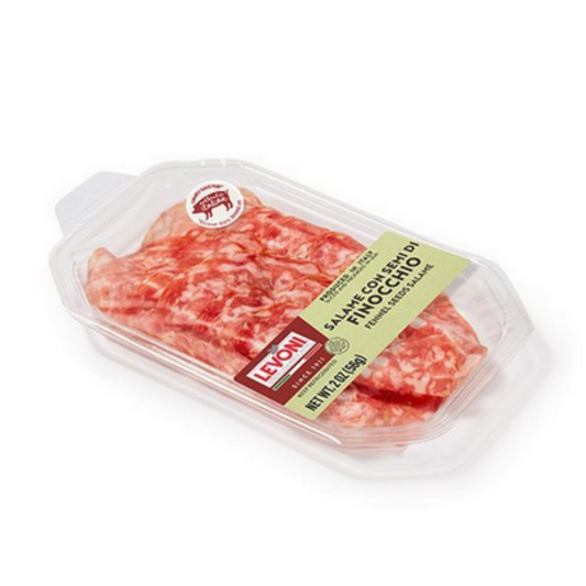 Levoni Italian Salame with Fennel Seeds - 2oz Sliced Tray