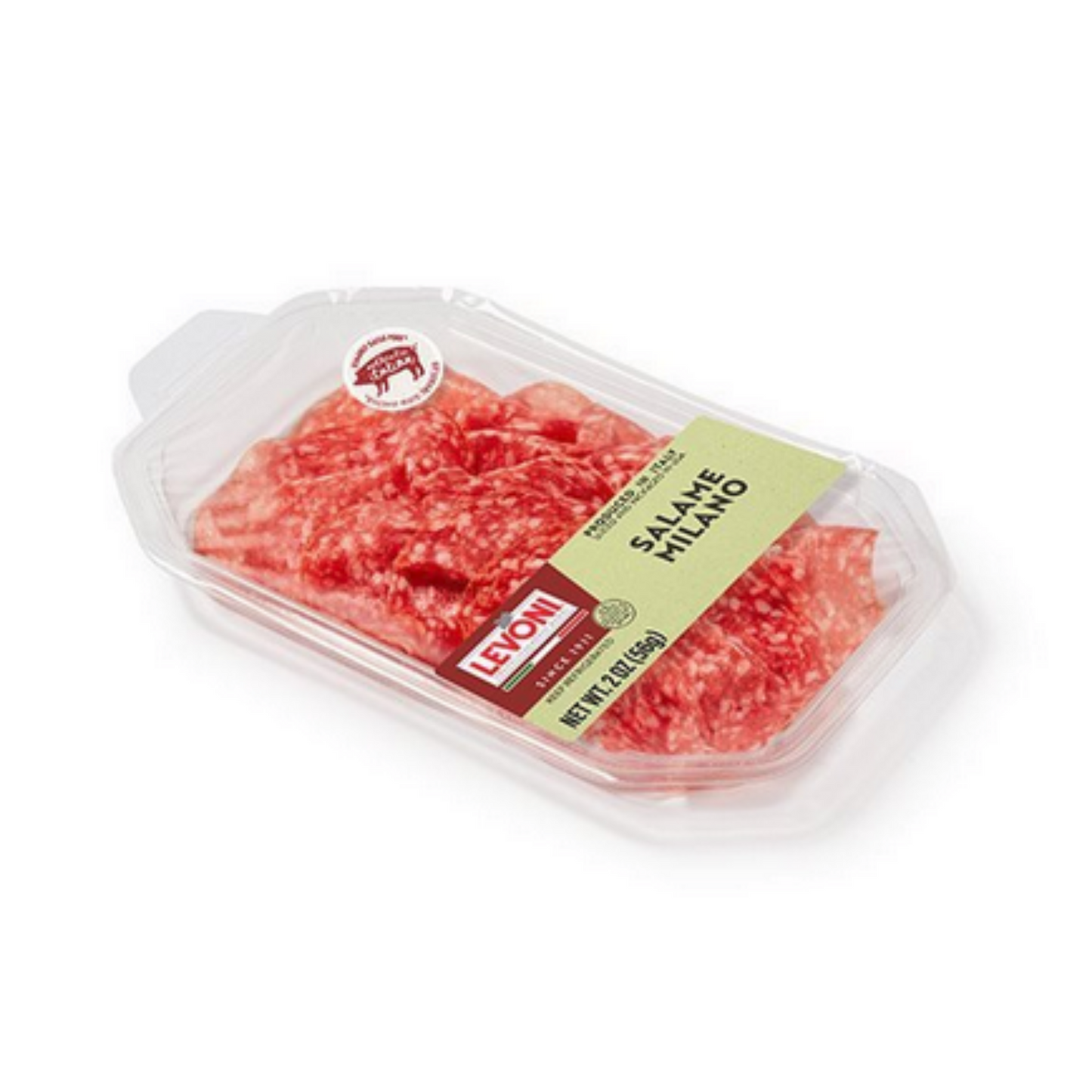 Levoni Salame Milano - 2oz Sliced Tray (Mild Italian Salami)
